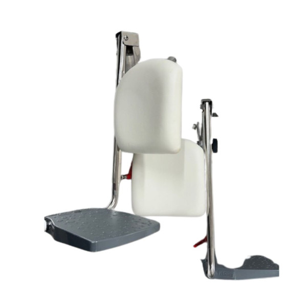 Shower Commode Accessory - K Care Manual Elevating Leg Rests - EQ6677